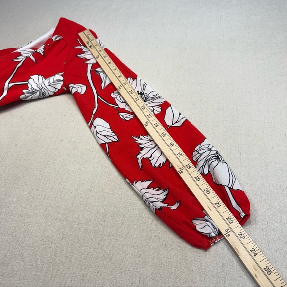 Copper Key Red & White Floral Romper - Size XS - Picture 13 of 16
